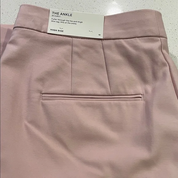 Stylish Pink Ankle Pants - Picture 4 of 5